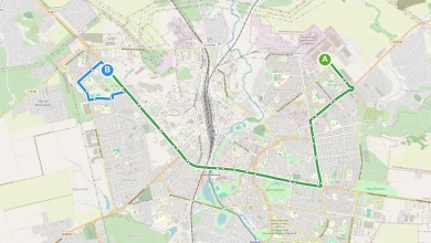 Карта маршруту Автобус 1 Рівне